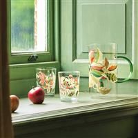 Habitat x Sanderson & National Trust Berries Glass Jug