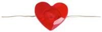 Home 20 Warm White Battery LED Heart String Lights