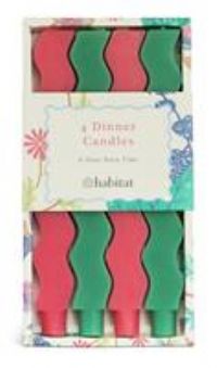 Habitat Wavy Candles - Set of 4