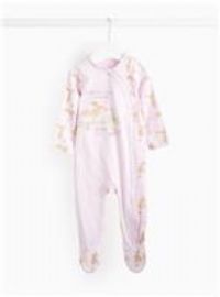 Pink Character Print Frill Sleepsuit Newborn