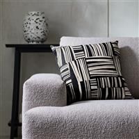 Habitat Industrial Printed Cushion - Monochrome - 43x43