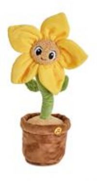 Home 38cm Battery Animated Flower Soft Toy
