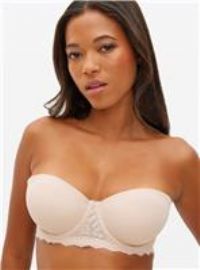 Beige Multiway Soft Cup Balcony Bra 36E