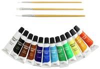Argos Home Pack Of 12 Acrylic Paints - Multicoloured