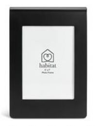 "Habitat Black Metal Folding Picture Frame - 5x7"""
