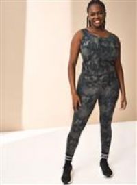 REAKTIV Built In Support Co-ord Vest Camo Print M