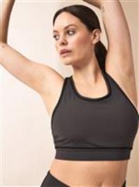 REAKTIV Charcoal Co-ord Sports Crop Top L