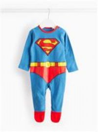 Novelty Superman Sleepsuit Up to 1 mth