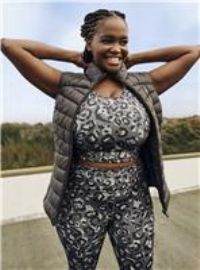 REAKTIV Bright Leopard Print Co-ord Sports Crop Top XL