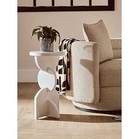 Premier Housewares Walsa Mango Wood Abstract Side Table