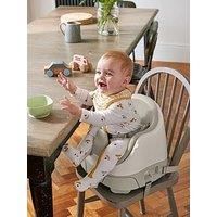 Mamas & Papas Baby Bug Booster Seat for Dining, Detachable Tray, Harness, Adjustable Seat and Non-Slip Feet, Clay