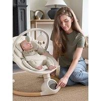 Mamas & Papas Alto Smart Baby Swing, Touchscreen, Multi Speed, Melodies, Bluetooth and Remote Control - Cashmere