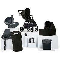 Mamas & Papas Complete Kit - Cloud T Vardo Noir (Inc Pushchair, Carrycot, Adaptors, Cupholder, Bag, Footmuff, Cloud T & Isofix Base)