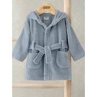 Mamas & Papas Baby Boys Dinosaur Dressing Gown - Blue