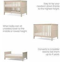 Mamas & Papas Wedmore Convertible Cot Set (Convertible Cot & Dresser) - Pebble