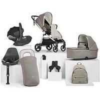 Mamas & Papas Complete Kit - Cloud T Vardo Heritage (Inc Pushchair, Carrycot, Adaptors, Cupholder, Bag, Footmuff, Blanket Cloud T & Isofix Base)