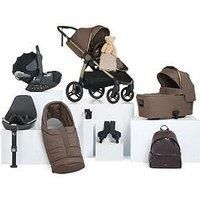 Mamas & Papas Complete Kit - Ocarro&Sup2; Crema (Inc Pushchair, Carrycot, Adaptors, Soft Toy, Blanket Cupholder, Bag, Footmuff, Cloud T & Isofix Base)