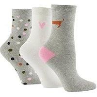 Caroline Gardner 3Pk Jacquard - Multi