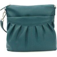 Leona Ruched Leather Handbag