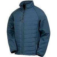 Result Mens Black Compass Padded Soft Shell Jacket PC3326