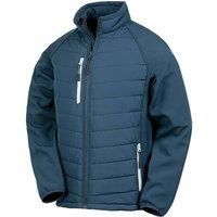 Result Mens Black Compass Padded Soft Shell Jacket PC3326