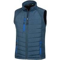 Result Mens Black Compass Padded Soft Shell Gilet / N/A N/A PC3327