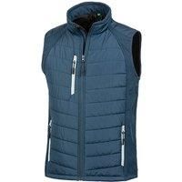 Result Mens Black Compass Padded Soft Shell Gilet / N/A N/A PC3327