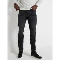 River Island Fabio Washed Skinny Fit Jeans - Black