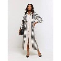 River Island Midi Shirt Dress - Cream