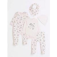 River Island Baby Baby Girls Newborn Set 5 Pack - Pink