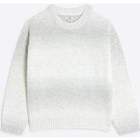 River Island Older Boy Space Dye Jumper - Grey