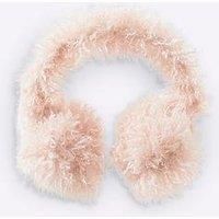 River Island Girls Faux Fur Ear Muff - Pink