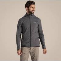 Craghoppers Men's NosiLife Deft Hooded Insect-Repellent Full-Zip Jacket in Grey | Size: Large
