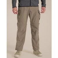 Craghoppers Mens NosiLife Cargo III Convertible Trousers Shorts Knee Zip Off