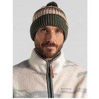 Craghoppers Brimham Bobble Striped Beanie Hat Winter Pom Cosy Warm Knit