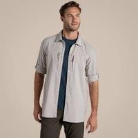 Craghoppers Men's Nosilife Pro' Long Sleeve Shirt in Cream | Size: 2XL