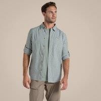 Craghoppers NosiLife Nuoro Check Long Sleeve Shirt L Green