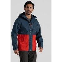 Craghoppers Mens Waterproof Jacket Pandion Full Zip Hooded Lightweight Hiking