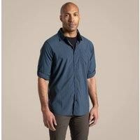 Craghoppers Men's Nosilife Nouro' Long Sleeve Shirt in Navy | Size: Small