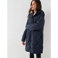 Sweetgrass Longline Hooded Padded Jacket