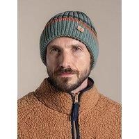 Craghoppers Mens Shale Rib Knit Beanie - Laurel Green - M/L