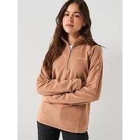 Craghoppers Miska Lightweight Microfleece Insulating Half Zip Fleece In Brown