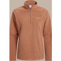 Craghoppers Miska Lightweight Microfleece Insulating Half Zip Fleece In Brown