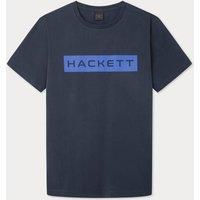 Hackett Sport Essential Box Logo Short Sleeve T-shirt Navy