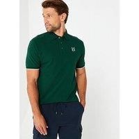 Hackett Heritage H Logo Polo Shirt - Dark Green
