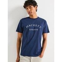 Hackett Heritage Ess Short Sleeve T-Shirt S Blue