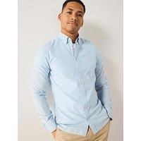 Hackett Ess GMD Oxford Long Sleeve Shirt S Blue