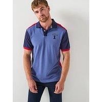 Hackett Heritage NBR 1 Multi Short Sleeve Polo XL