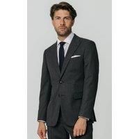 Dobell Mens Charcoal Suit Jacket Regular Fit Puppytooth Check-50R