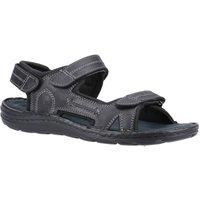 Hush Puppies Alistair Sandal Mens Summer, Black, 10 UK